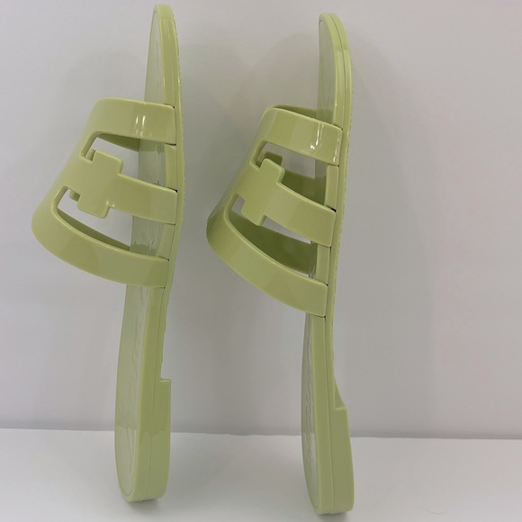 SAM EDELMAN BAY JELLY SLIDE SANDALS, WET JELLY LOOK, WOMENS SIZE 8M, EURO 38.5 - Picture 7 of 15